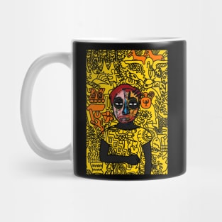 311 - Gengis Khan NFT - Unique Female Character Doodle Mug